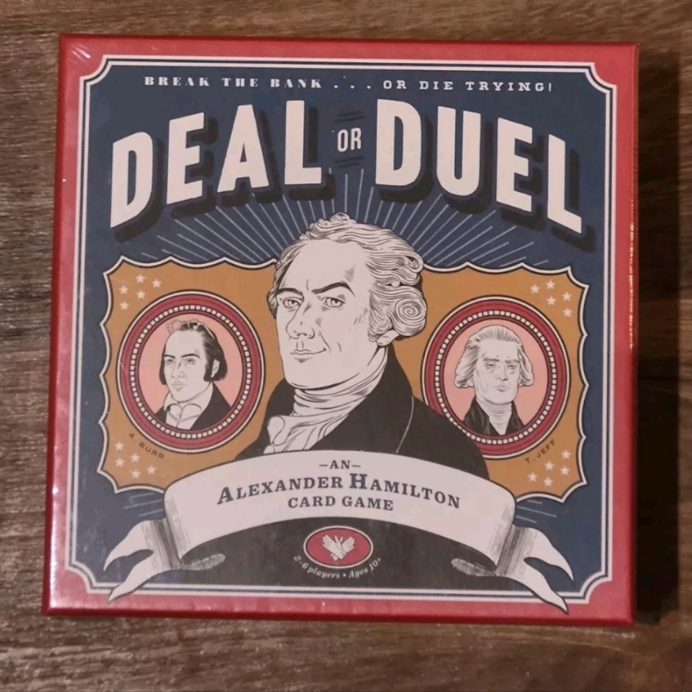 NWT BRAND NEW Deal or Duel Hamilton Game : An Alexander Hamilton Card Game